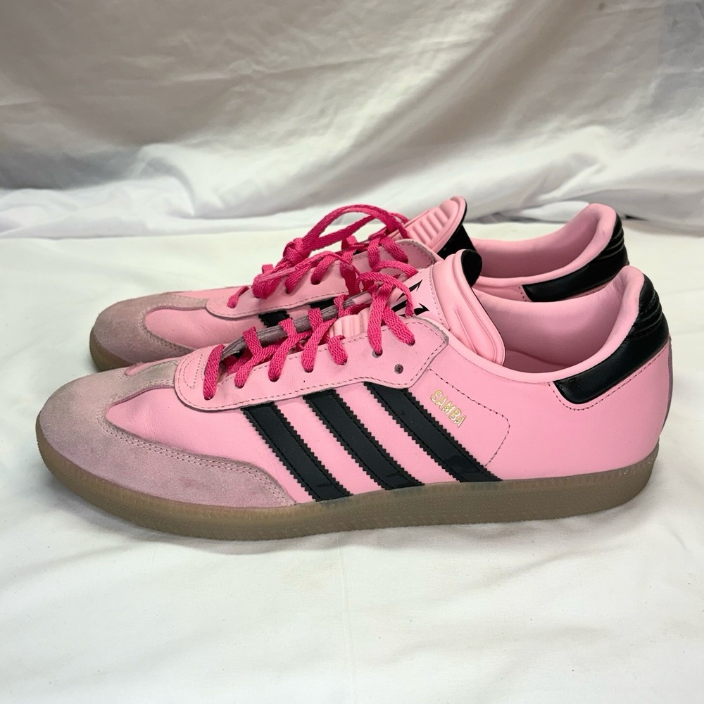 ADIDAS Originals Samba Messi Indoor Soccer Shoes Men's US 11 Pink Sneaker IH8158 - Picture 4 of 14